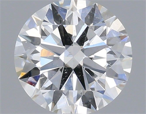 Picture of Natural Diamond 0.40 Carats, Round with Very Good Cut, F Color, SI2 Clarity and Certified by IGI