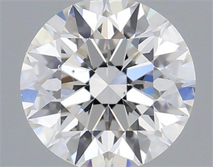 Picture of Natural Diamond 0.40 Carats, Round with Excellent Cut, E Color, SI1 Clarity and Certified by IGI