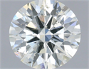 Natural Diamond 0.77 Carats, Round with Excellent Cut, H Color, SI2 Clarity and Certified by IGI