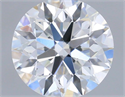 Natural Diamond 0.70 Carats, Round with Excellent Cut, E Color, VVS2 Clarity and Certified by IGI