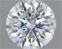 Natural Diamond 0.55 Carats, Round with Excellent Cut, E Color, VS1 Clarity and Certified by IGI