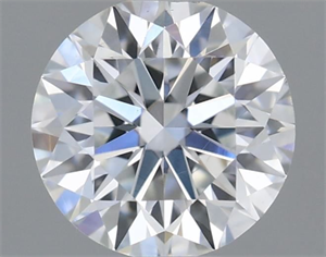 Picture of Natural Diamond 0.55 Carats, Round with Excellent Cut, E Color, VS1 Clarity and Certified by IGI