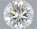 Natural Diamond 0.40 Carats, Round with Excellent Cut, H Color, VVS1 Clarity and Certified by IGI