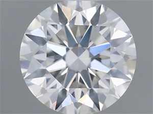 Picture of Natural Diamond 0.42 Carats, Round with Excellent Cut, G Color, SI1 Clarity and Certified by IGI