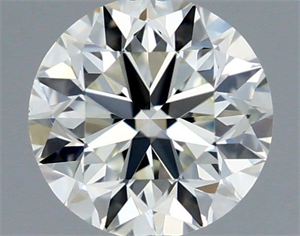 Picture of Natural Diamond 0.50 Carats, Round with Very Good Cut, I Color, VVS2 Clarity and Certified by IGI