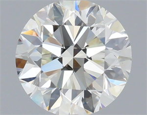 Picture of Natural Diamond 0.90 Carats, Round with Excellent Cut, I Color, VS1 Clarity and Certified by IGI