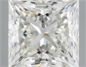 Natural Diamond 0.82 Carats, Princess with  Cut, I Color, VVS2 Clarity and Certified by IGI
