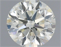 Natural Diamond 0.50 Carats, Round with Very Good Cut, J Color, VS1 Clarity and Certified by IGI