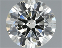 Diamante Natural 0.72 quilates, Redondo , Color K, claridad SI2 y certificado IGI