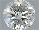 Natural Diamond 0.42 Carats, Round with Excellent Cut, I Color, SI1 Clarity and Certified by IGI
