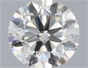 Diamante Natural 0.90 quilates, Redondo , Color J, claridad IF y certificado IGI