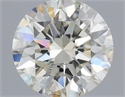 Natural Diamond 0.50 Carats, Round with Excellent Cut, I Color, SI2 Clarity and Certified by IGI
