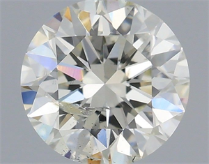 Picture of Natural Diamond 0.50 Carats, Round with Excellent Cut, I Color, SI2 Clarity and Certified by IGI