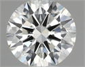Natural Diamond 0.40 Carats, Round with Excellent Cut, I Color, VVS2 Clarity and Certified by IGI