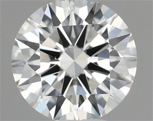 Picture of Natural Diamond 0.40 Carats, Round with Excellent Cut, I Color, VVS2 Clarity and Certified by IGI