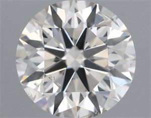Picture of Natural Diamond 0.50 Carats, Round with Excellent Cut, J Color, SI1 Clarity and Certified by IGI