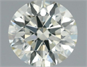 Natural Diamond 0.70 Carats, Round with Excellent Cut, J Color, VS1 Clarity and Certified by IGI