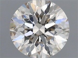 Picture of Natural Diamond 0.40 Carats, Round with Very Good Cut, J Color, VS2 Clarity and Certified by IGI