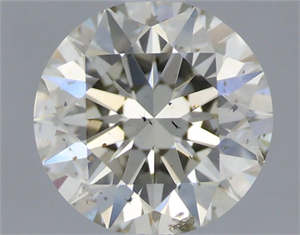 Picture of Natural Diamond 0.70 Carats, Round with Excellent Cut, K Color, SI1 Clarity and Certified by IGI