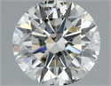 Natural Diamond 0.74 Carats, Round with Excellent Cut, J Color, I1 Clarity and Certified by IGI