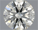 Natural Diamond 0.70 Carats, Round with Excellent Cut, K Color, VVS1 Clarity and Certified by IGI