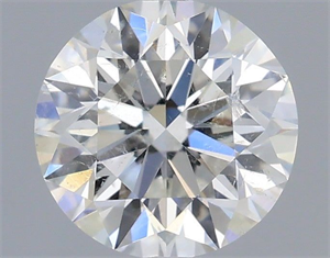 Picture of Natural Diamond 0.70 Carats, Round with Excellent Cut, H Color, I1 Clarity and Certified by GIA