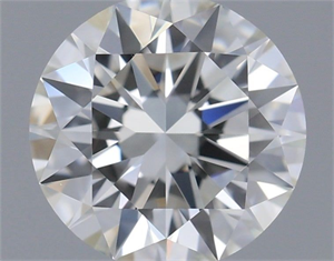 Foto Diamante Natural 0.73 quilates, Redondo , Color I, claridad IF y certificado GIA de