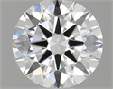 Natural Diamond 0.84 Carats, Round with Excellent Cut, I Color, VS2 Clarity and Certified by GIA