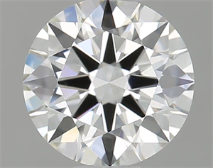 Picture of Natural Diamond 0.84 Carats, Round with Excellent Cut, I Color, VS2 Clarity and Certified by GIA