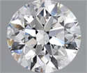 Natural Diamond 1.73 Carats, Round with Excellent Cut, D Color, VVS2 Clarity and Certified by GIA