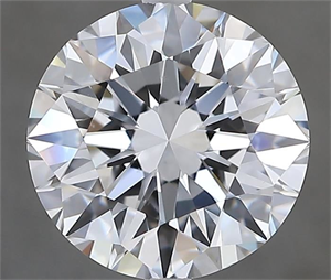 Picture of Natural Diamond 3.01 Carats, Round with Excellent Cut, D Color, SI1 Clarity and Certified by GIA