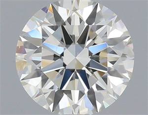 Picture of Natural Diamond 0.62 Carats, Round with Excellent Cut, I Color, VS2 Clarity and Certified by IGI