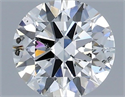 Natural Diamond 0.50 Carats, Round with Excellent Cut, F Color, SI1 Clarity and Certified by IGI