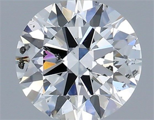 Picture of Natural Diamond 0.50 Carats, Round with Excellent Cut, F Color, SI1 Clarity and Certified by IGI