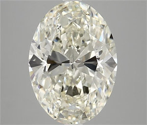 Picture of Natural Diamond 4.03 Carats, Oval with  Cut, K Color, VS2 Clarity and Certified by IGI
