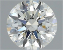 Natural Diamond 0.70 Carats, Round with Very Good Cut, K Color, SI1 Clarity and Certified by IGI