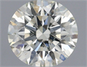 Natural Diamond 0.51 Carats, Round with Excellent Cut, K Color, SI2 Clarity and Certified by IGI