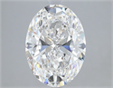 Natural Diamond 4.01 Carats, Oval with  Cut, E Color, SI1 Clarity and Certified by GIA