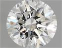 Diamante Natural 0.50 quilates, Redondo , Color I, claridad VVS2 y certificado IGI