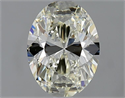 Natural Diamond 1.20 Carats, Oval with  Cut, J Color, VVS2 Clarity and Certified by IGI