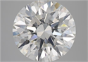 Natural Diamond 5.41 Carats, Round with Excellent Cut, I Color, SI1 Clarity and Certified by GIA
