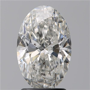 Foto Diamante Natural 2.02 quilates, Ovalado , Color G, claridad SI2 y certificado HRD de