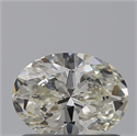 Natural Diamond 0.61 Carats, Oval with  Cut, I Color, VS1 Clarity and Certified by GIA