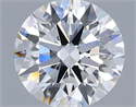 Lab Grown Diamond 1.02 Carats, Round with Excellent Cut, D Color, VVS1 Clarity and Certified by IGI