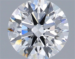 Picture of Lab Grown Diamond 1.02 Carats, Round with Excellent Cut, D Color, VVS1 Clarity and Certified by IGI