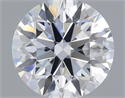 Lab Grown Diamond 0.93 Carats, Round with Ideal Cut, D Color, VVS2 Clarity and Certified by IGI