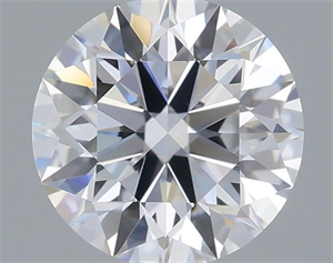 Picture of Lab Grown Diamond 0.93 Carats, Round with Ideal Cut, D Color, VVS2 Clarity and Certified by IGI