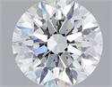 Lab Grown Diamond 1.03 Carats, Round with Excellent Cut, D Color, VVS1 Clarity and Certified by IGI