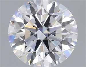 Picture of Lab Grown Diamond 1.25 Carats, Round with Ideal Cut, D Color, VVS1 Clarity and Certified by IGI