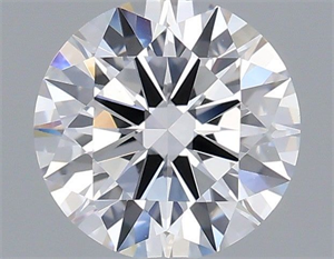 Picture of Lab Grown Diamond 1.01 Carats, Round with Ideal Cut, D Color, VVS1 Clarity and Certified by IGI